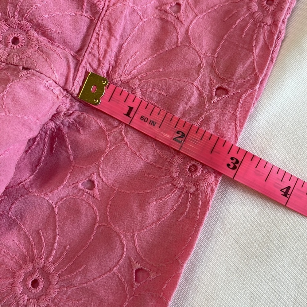 JANIE AND JACK • girls size 10 • pink eyelet shorts - Picture 6 of 6